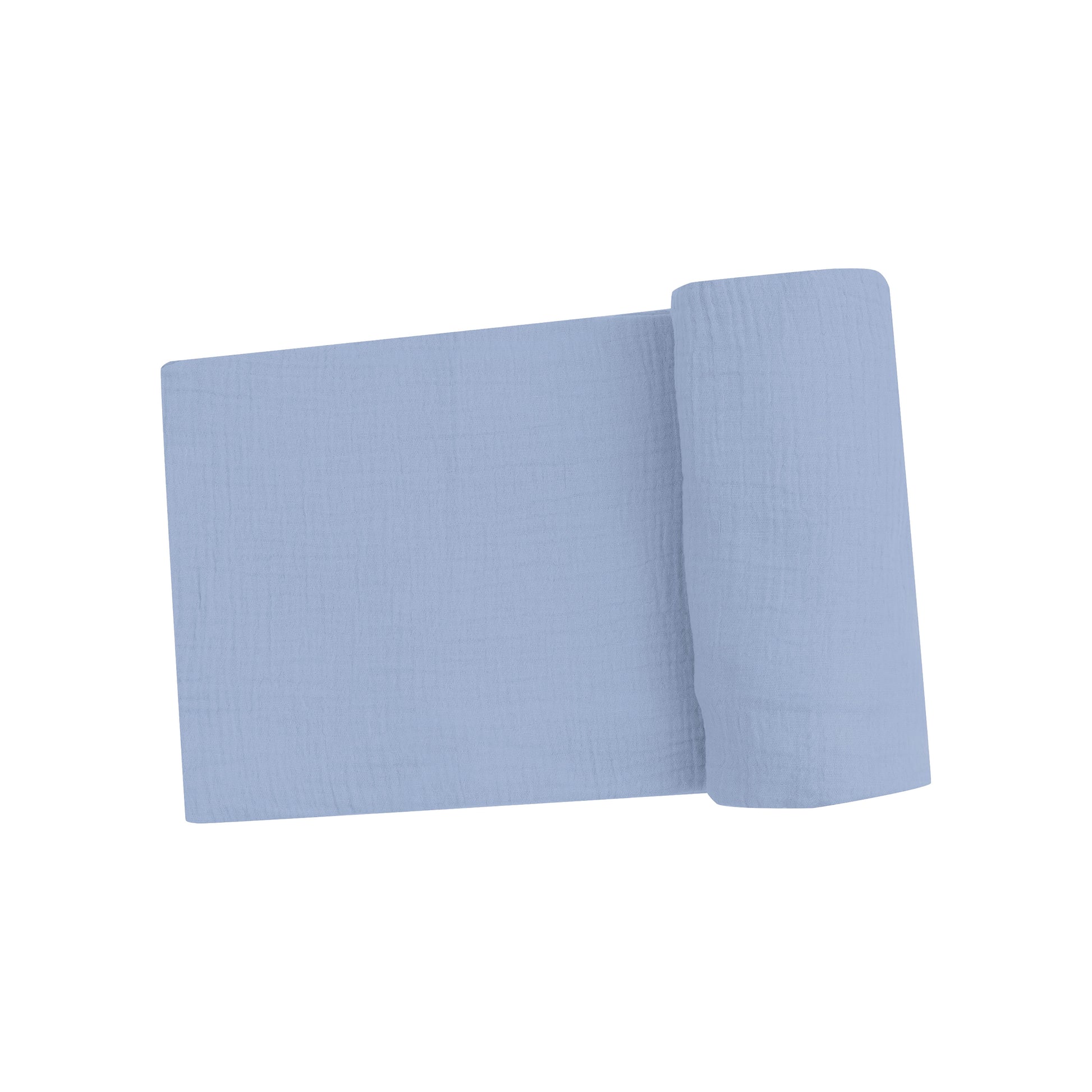 Angel Dear Bamboo Cotton Muslin Swaddle Blanket - Dusty Blue