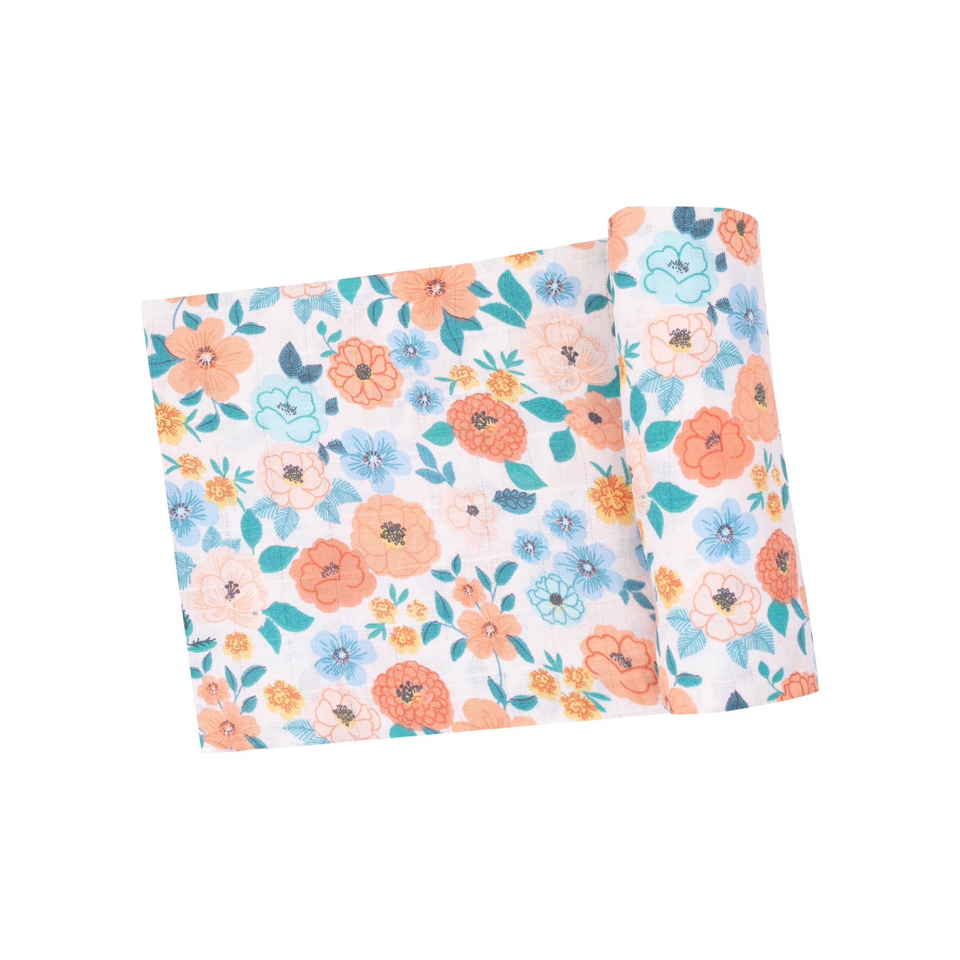 Angel Dear Bamboo Cotton Muslin Swaddle Blanket - Flower Cart