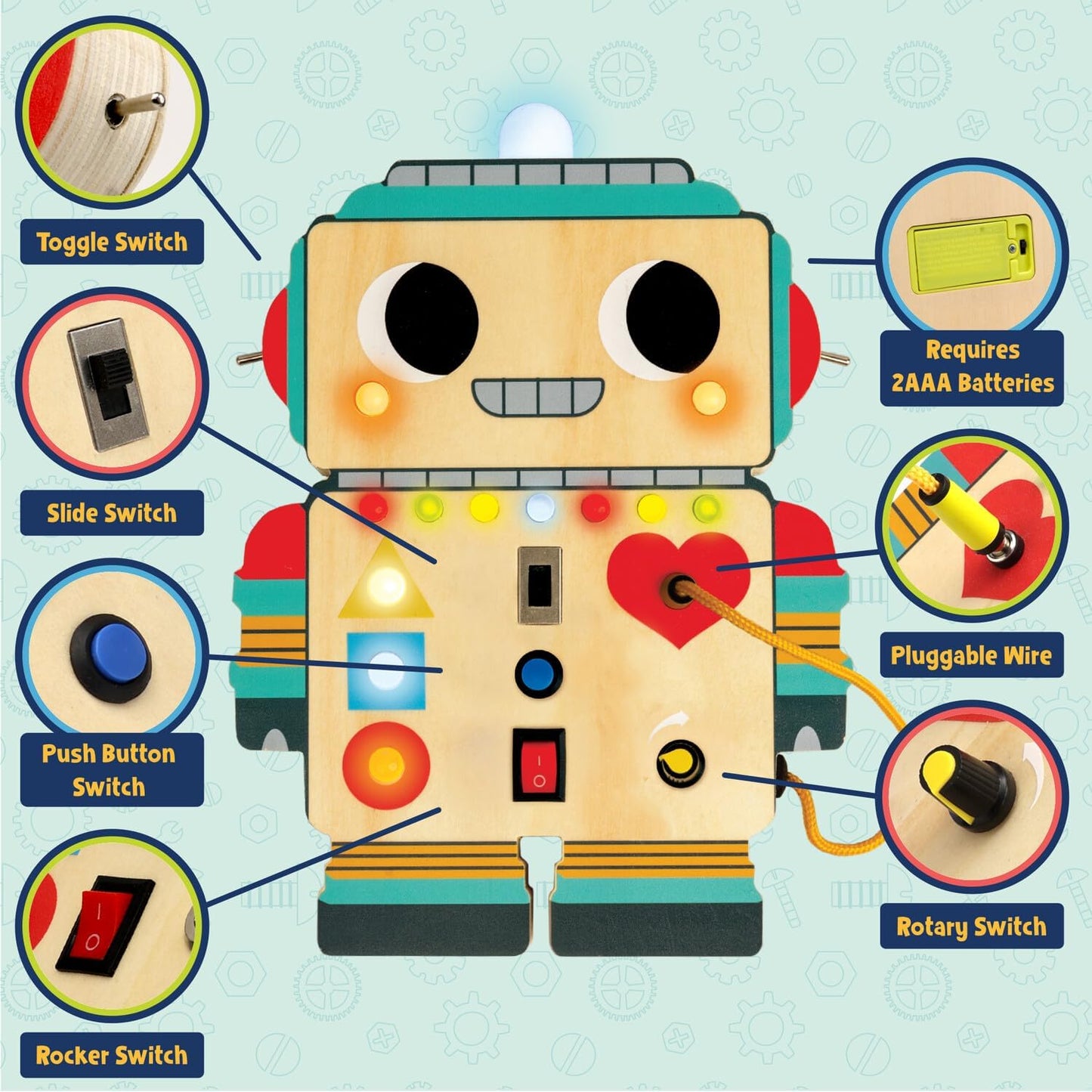 Blinkity Robot: A Busy Robot Toy