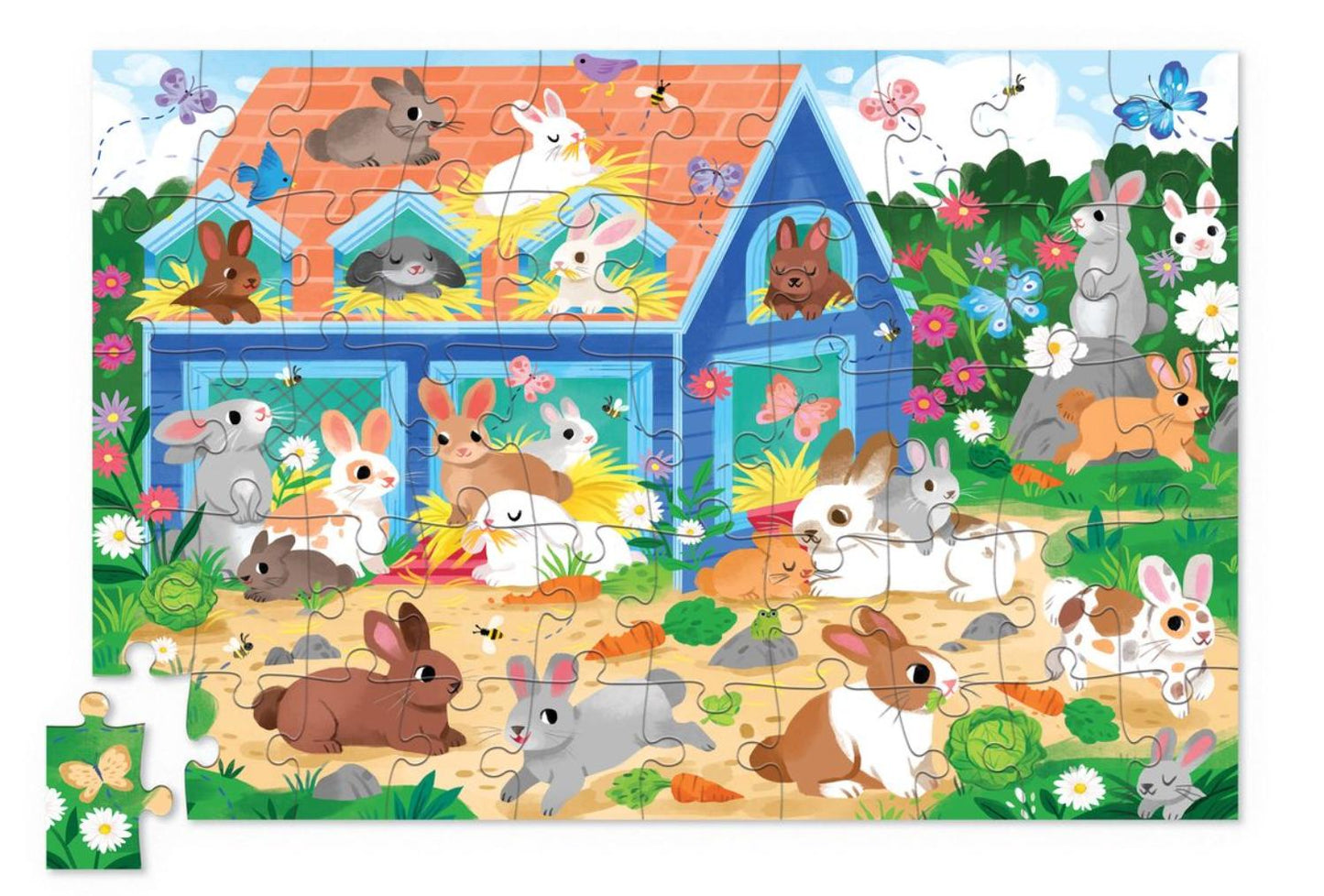 Bunny House 50-Piece Puzzle
