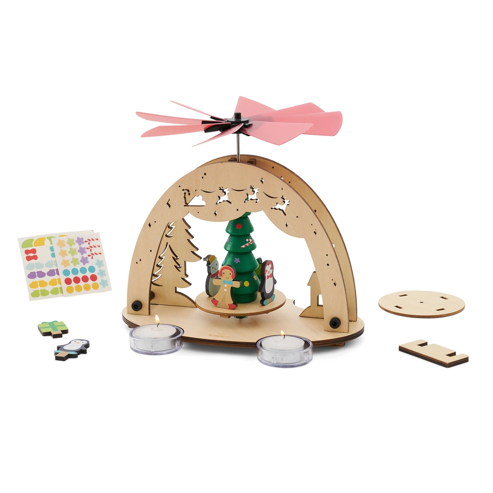 Christmas Candle Carousel from KiwiCo