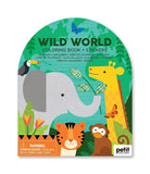 Coloring Books with Stickers - Wild World