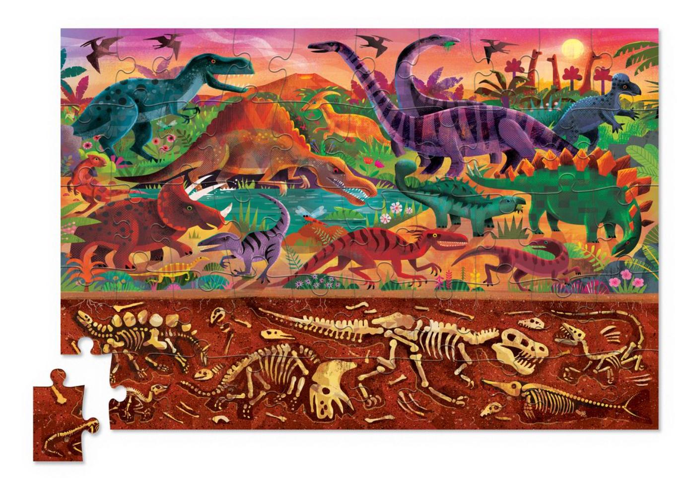 Holographic Dinosaurs 50-Piece Puzzle