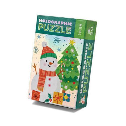 Holographic Snowman 50-Piece Puzzle