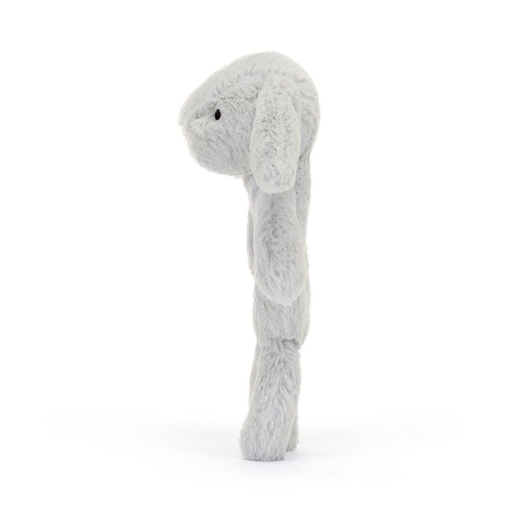 JellyCat Bashful Grey Bunny Ring Rattle