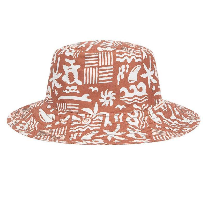 Kooringal Kids Boy's Wide Brim Bucket Hat - Castaway