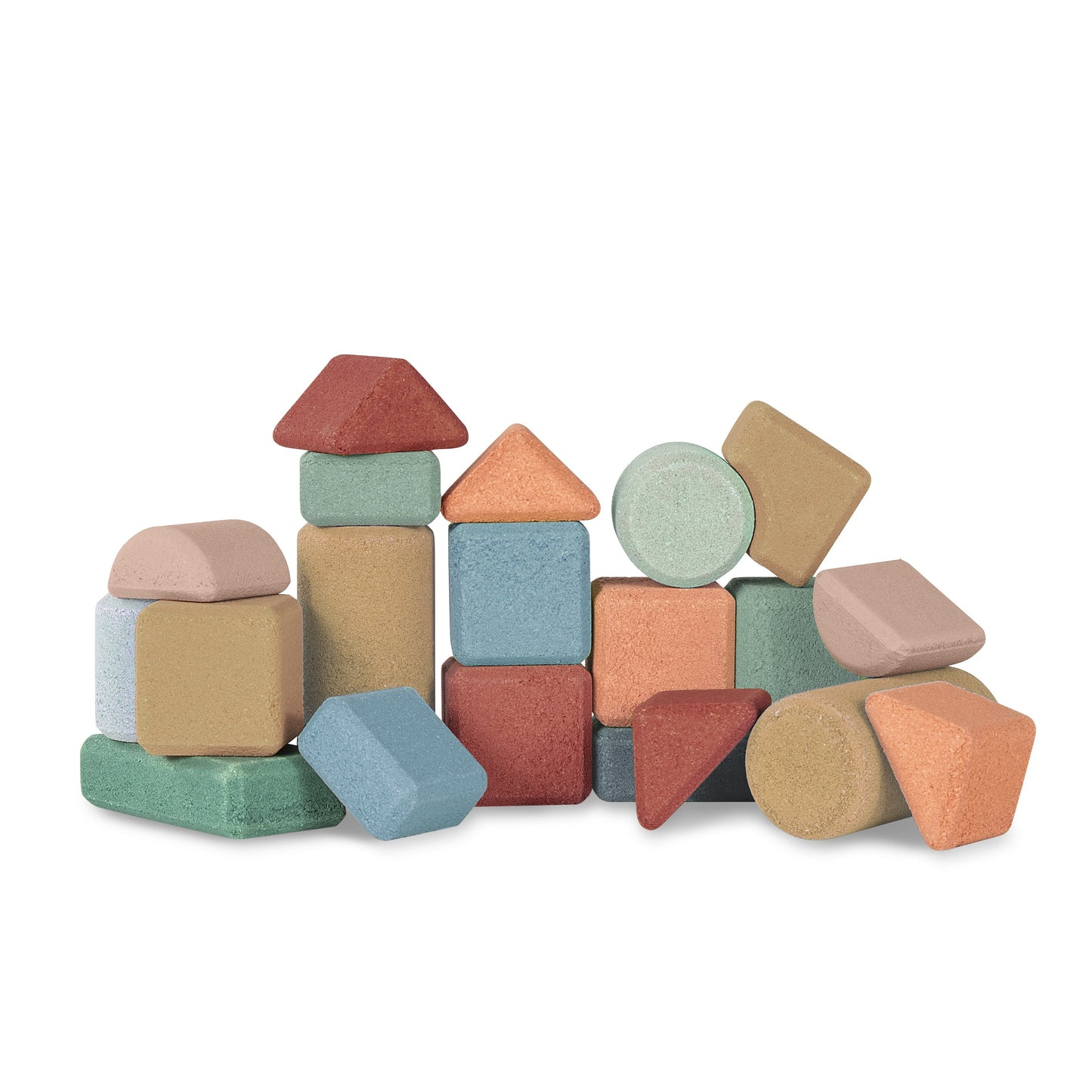 Korko Small Architects Set - 20 Cork Building Blocks
