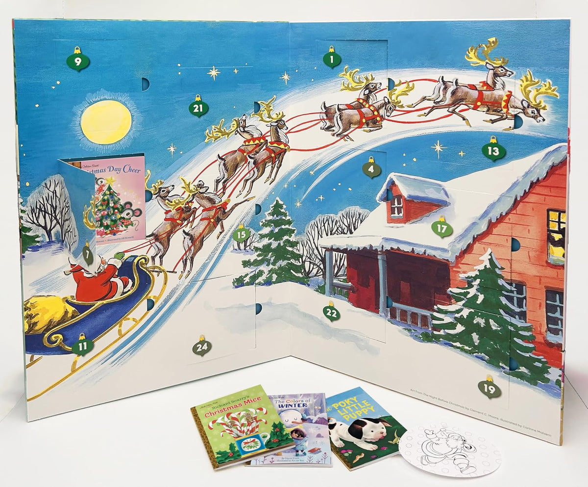 Little Golden Books Advent Calendar: Countdown to Christmas