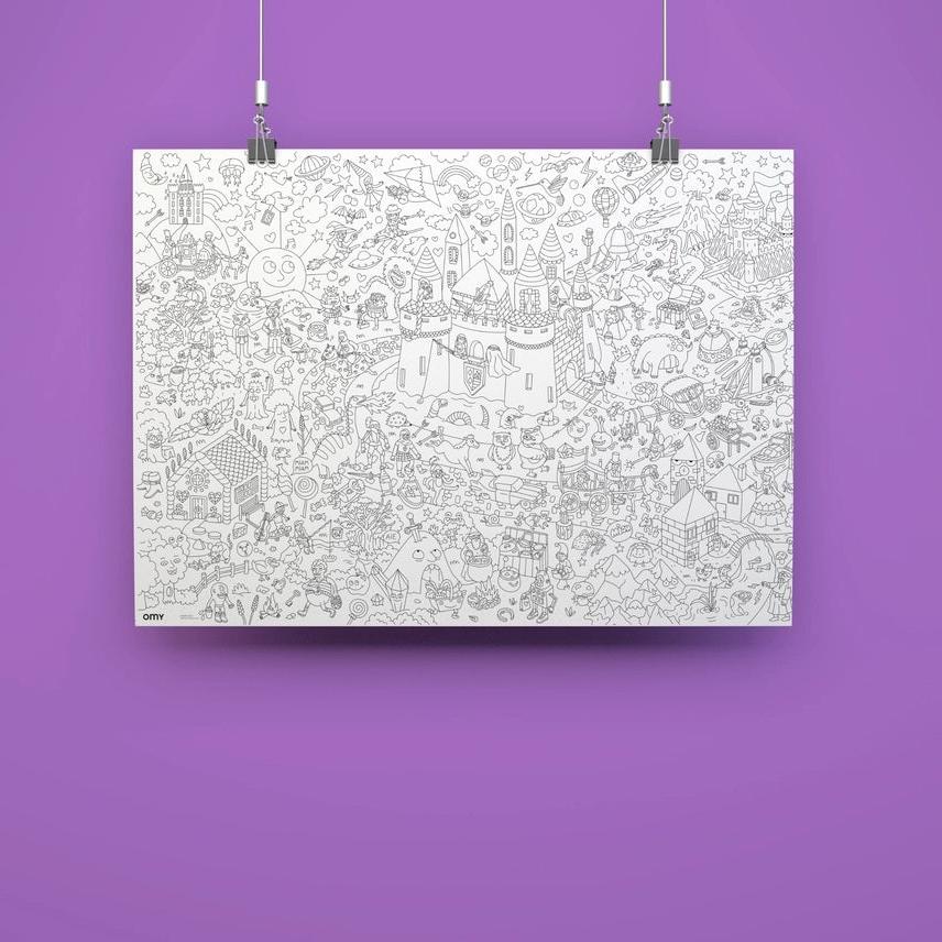 OMY Giant Coloring Posters - Magic