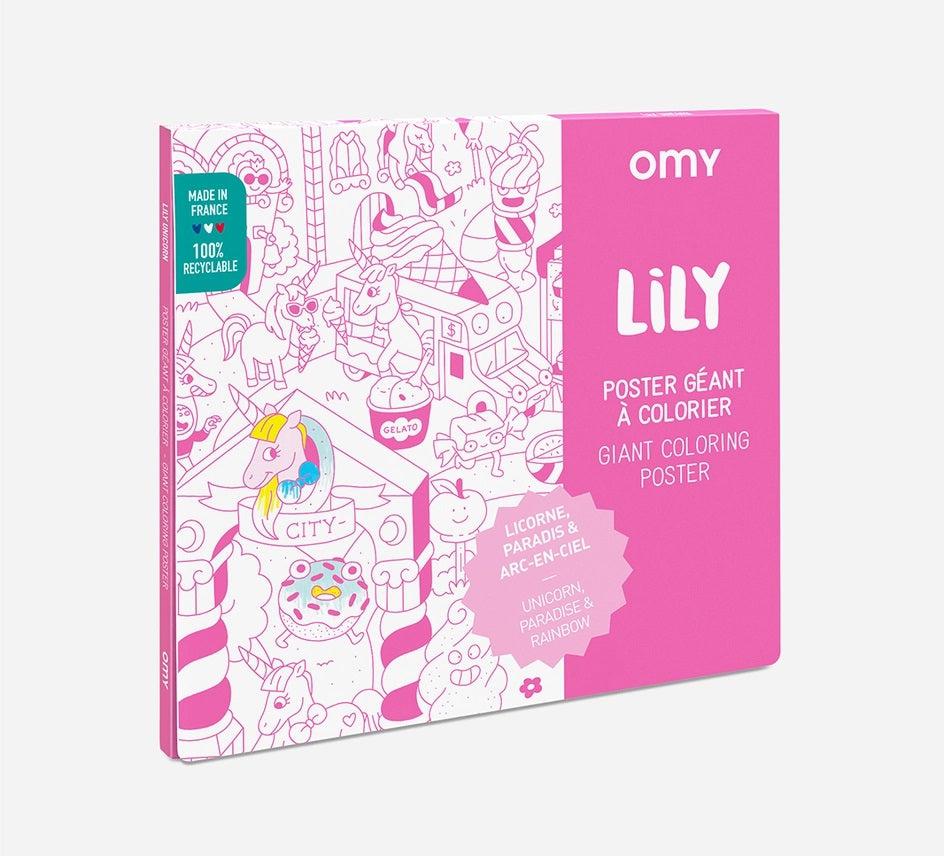 OMY Giant Coloring Posters - Unicorns