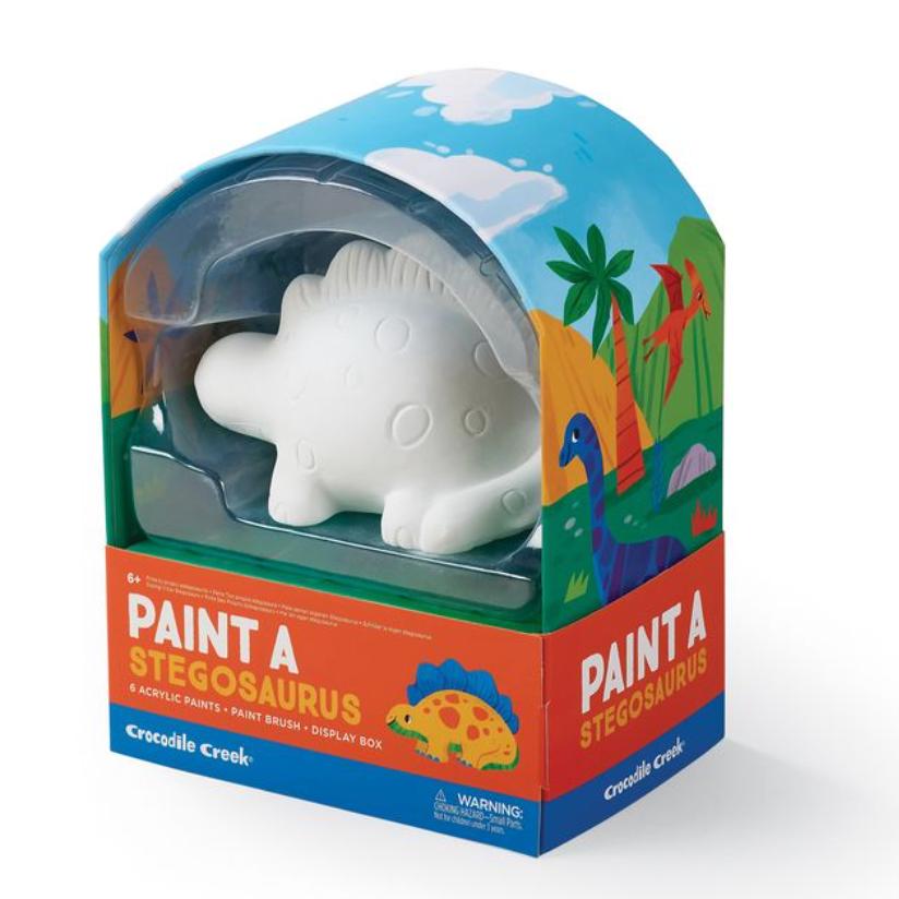Paint a Ceramic Stegosaurus Kit