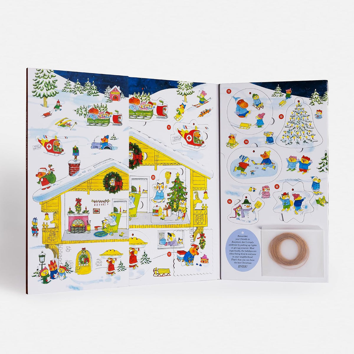 Richard Scarry's Best Advent Calendar Ever!: Count Down to Christmas with 25 Pop-Out Ornaments