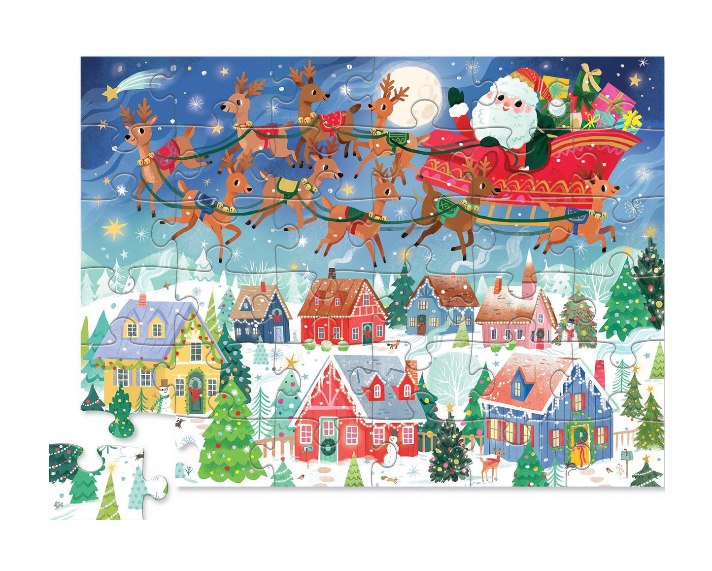 Santa's Sleigh 36-Piece Floor Puzzle