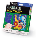Sparkle Scratch Art Activity Set - Animal World