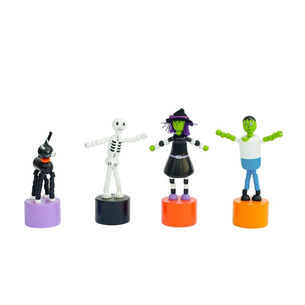 Spooky Halloween Friends Push Puppets