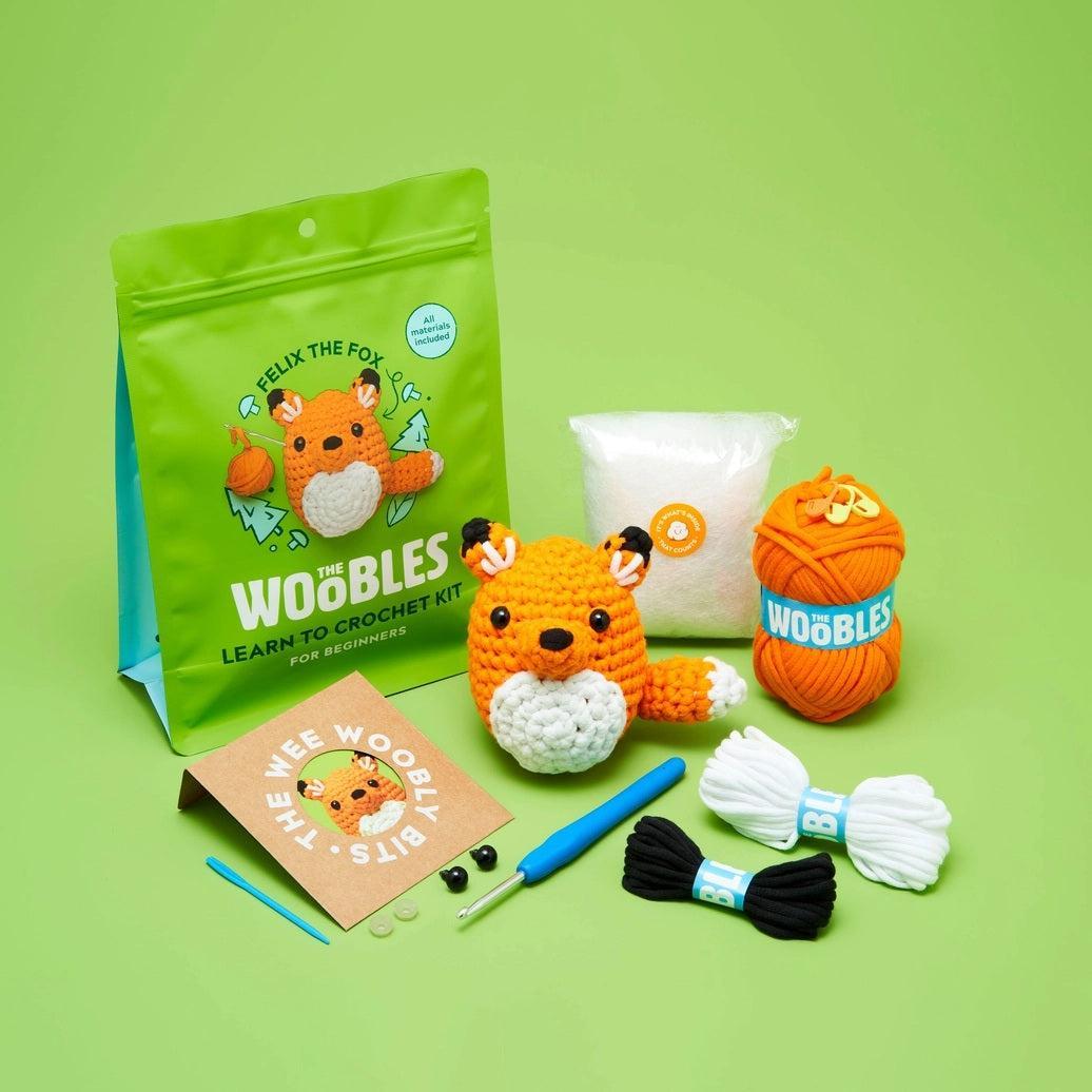 The Woobles Learn to Crochet Kits for Beginners - Felix the Fox