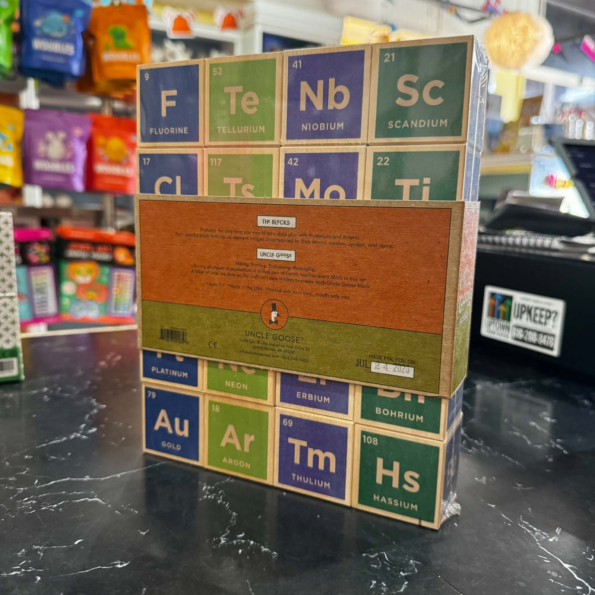 Uncle Goose Elemental Periodic Table Blocks