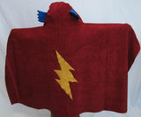 Hooded Bath Towel - Superhero (Red)