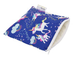 Itzy Ritzy Snack Happens Reusable Snack & Everything Bags - Unicorn Dreams