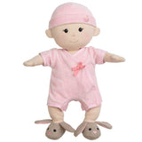 Organic Apple Park Baby Doll - Baby Girl in Pink