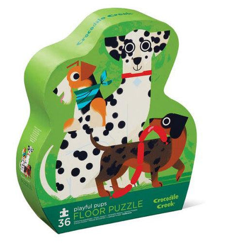 Playful Pups 36-Piece Floor Puzzle