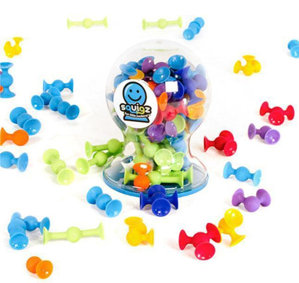 Fat Brain Toys 50-Piece Squigz Deluxe Set