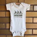 Treetops Collective Good Neighbor in Training Onesie - Natural w/ Green