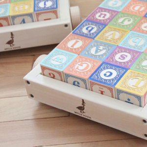 Classic Wooden Alphabet Blocks