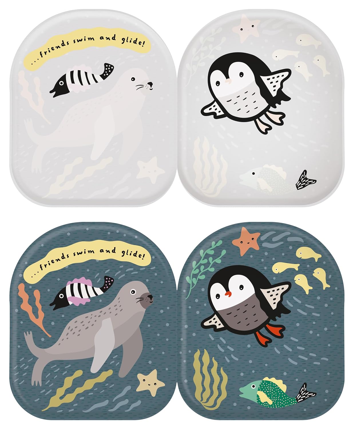 Penguin & Friends Shaped Bath Book