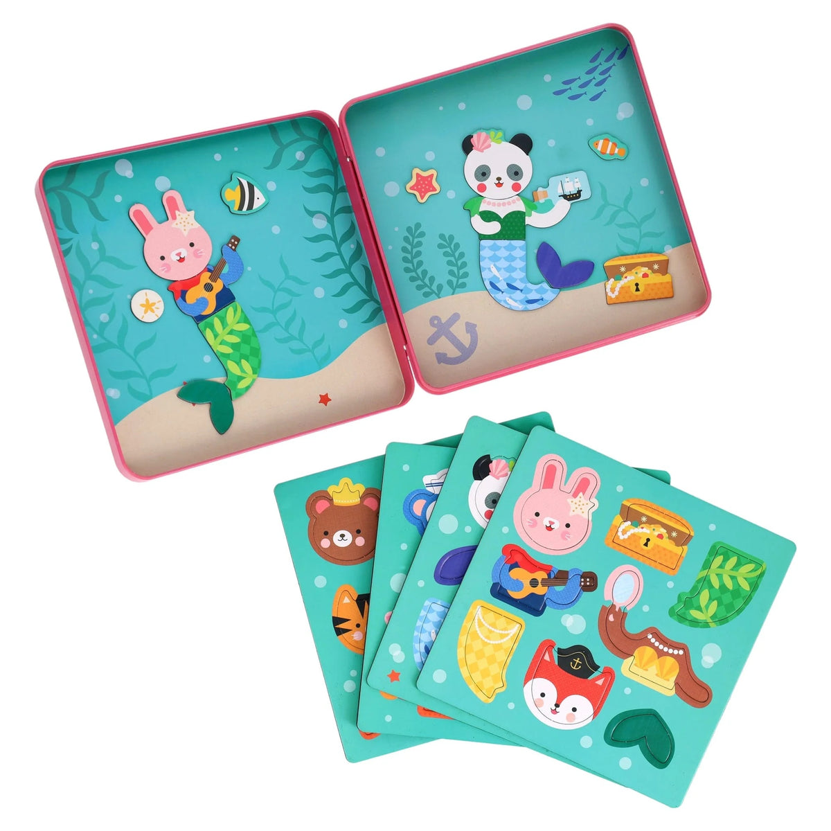 On-The-Go Magnetic Play Set - Mix + Match Mermaids