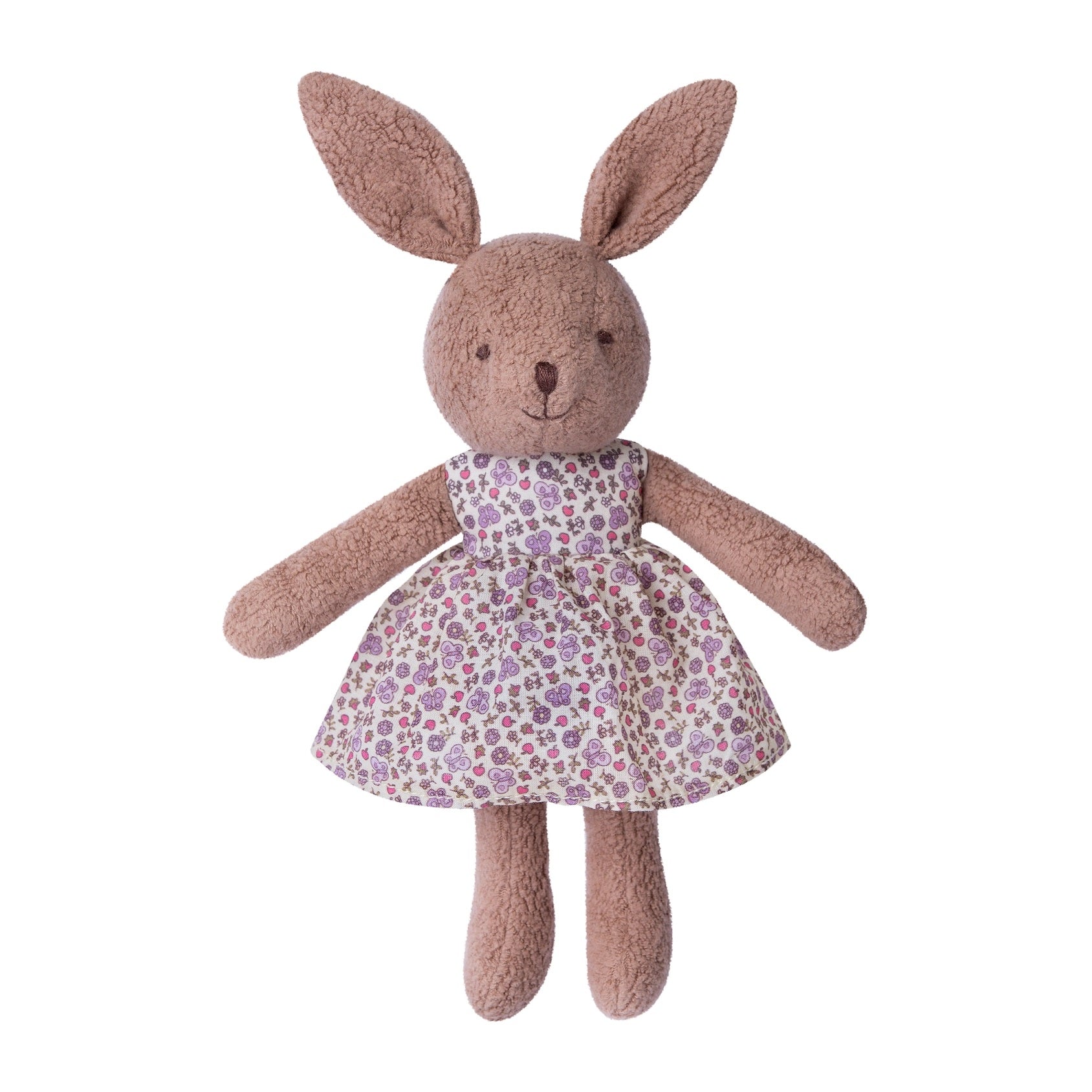 Apple Park Little Plush Bunny - Cocoa Brown
