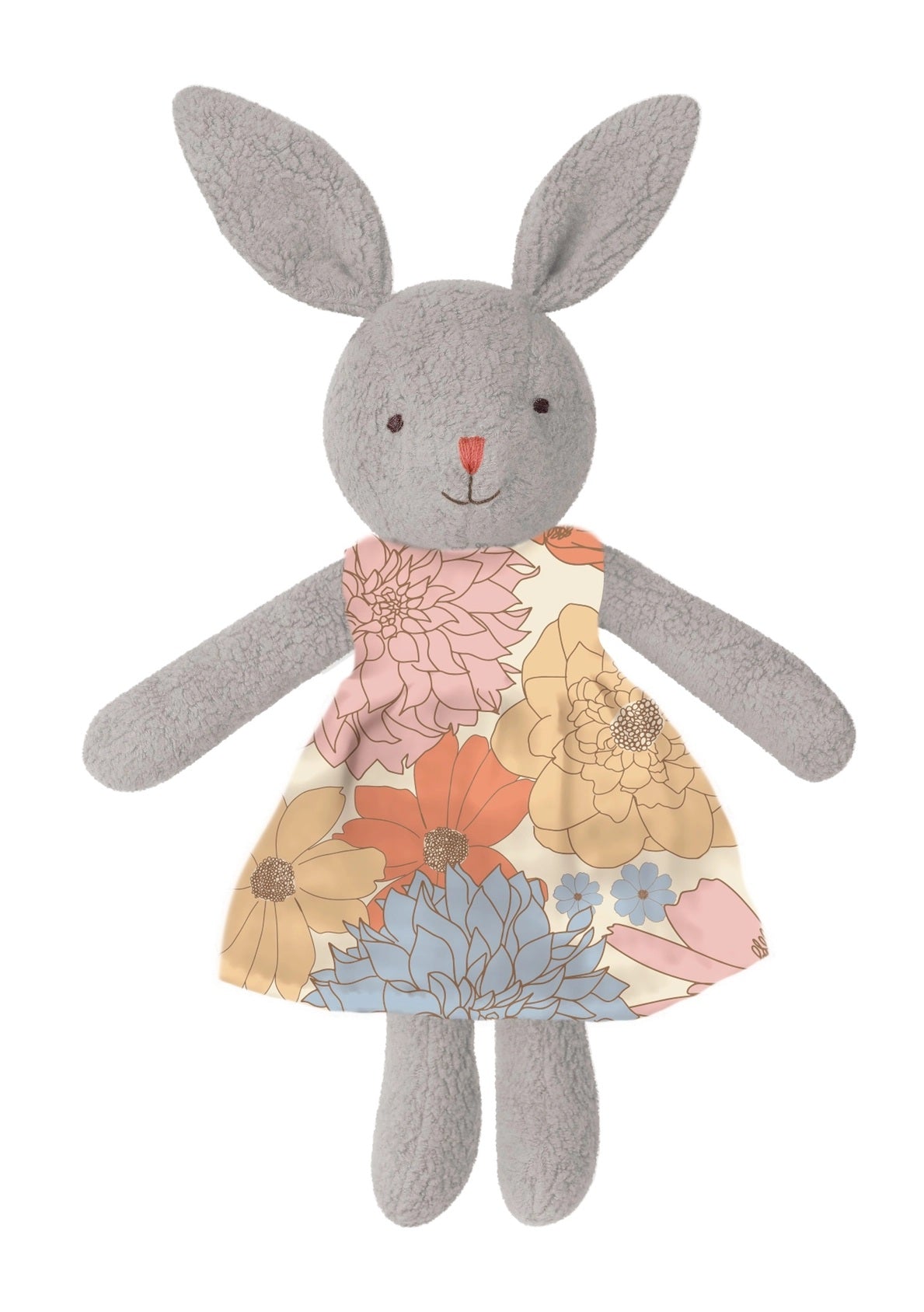Apple Park Little Plush Bunny - Grey