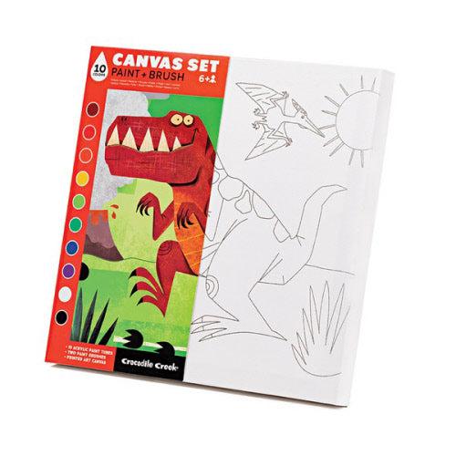 Canvas Paint Art Set - Dinosaur