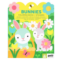 Coloring Book with Stickers - Bunnies