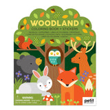 Coloring Books with Stickers - Woodland