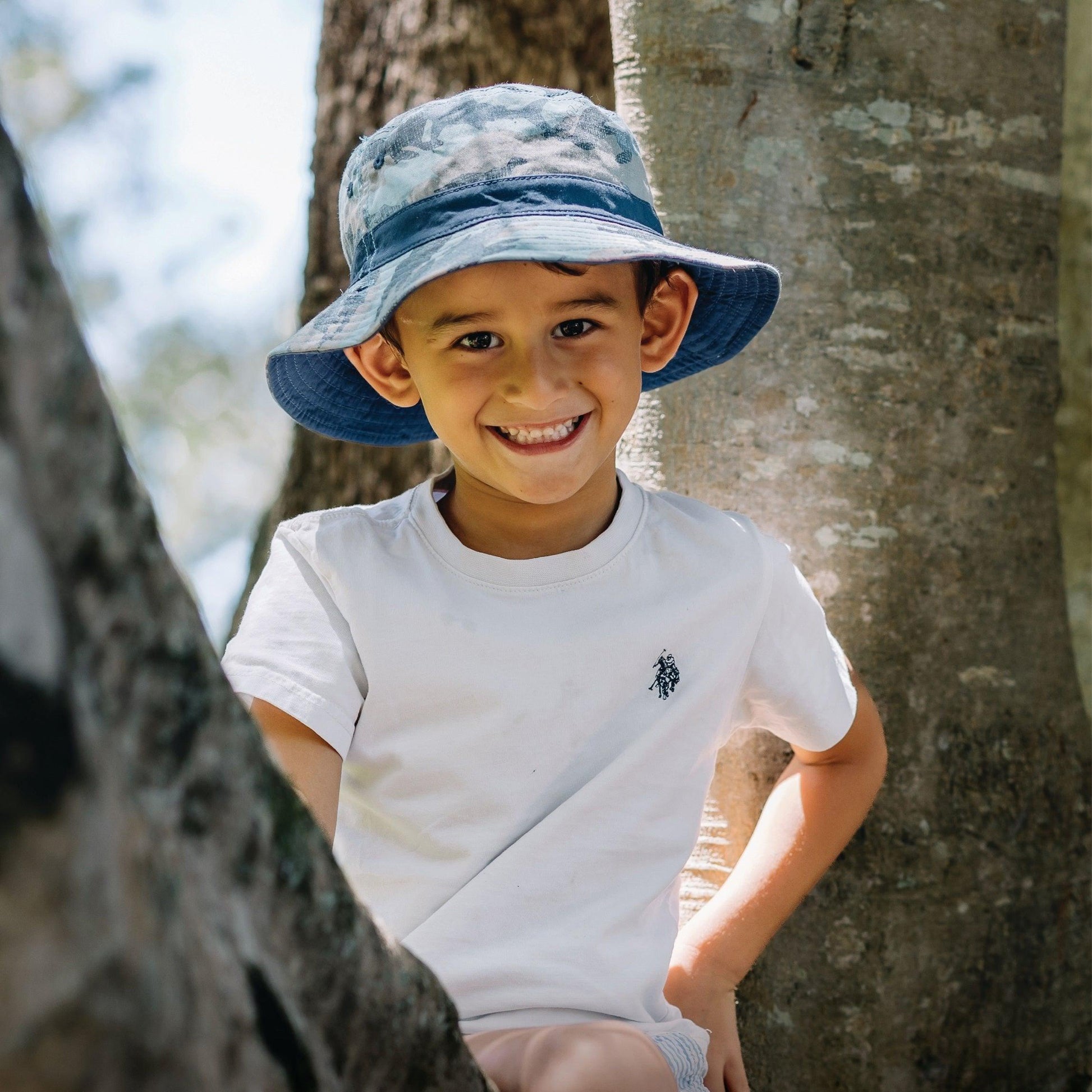 Dozer Boy's Bucket Hat Reef Hopscotch Children's Store