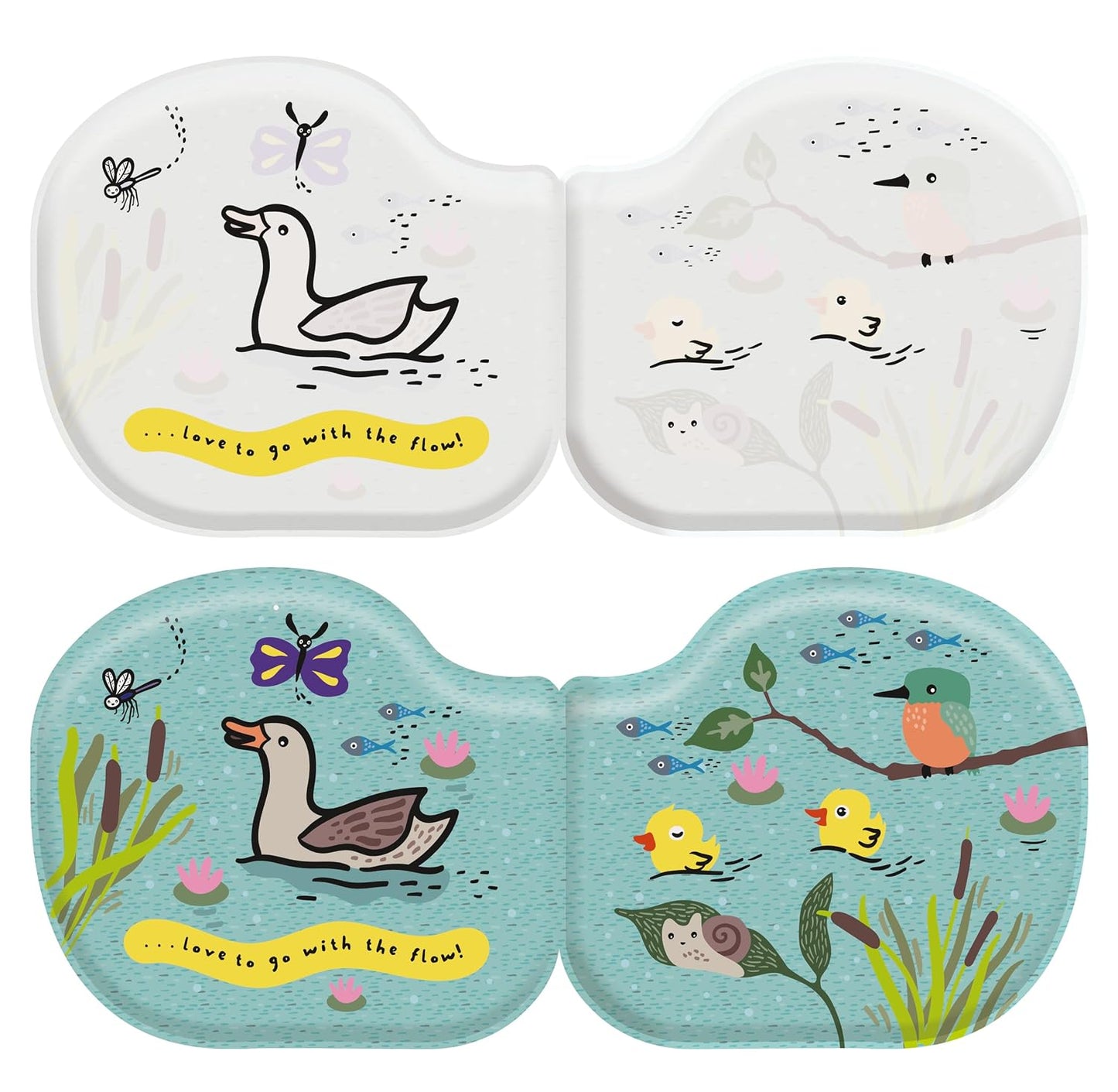 Duck & Friends Shaped Bath Book