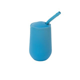 EZ-PZ Happy Cup + Straw System - Blue