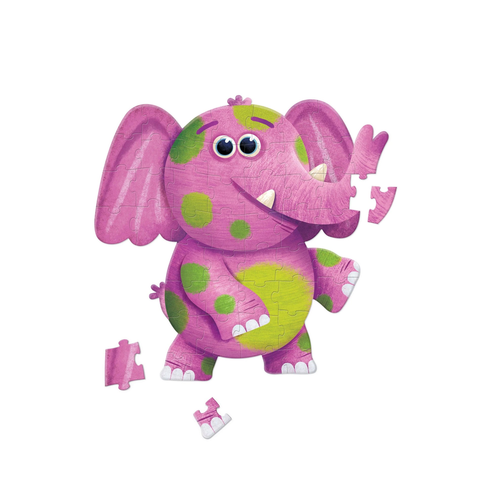 Elephant 48-Piece Jumbo Shaped Floor Puzzle