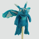 Felted Wool Finger Puppet - Dragon