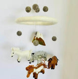 Felted Wool Mobiles from The Winding Road - Horses