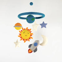 Felted Wool Mobiles from The Winding Road - Planets & Space