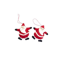 Felted Wool Ornaments from The Winding Road - Santa