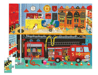 Fire Station 24-Piece Flat House Puzzle