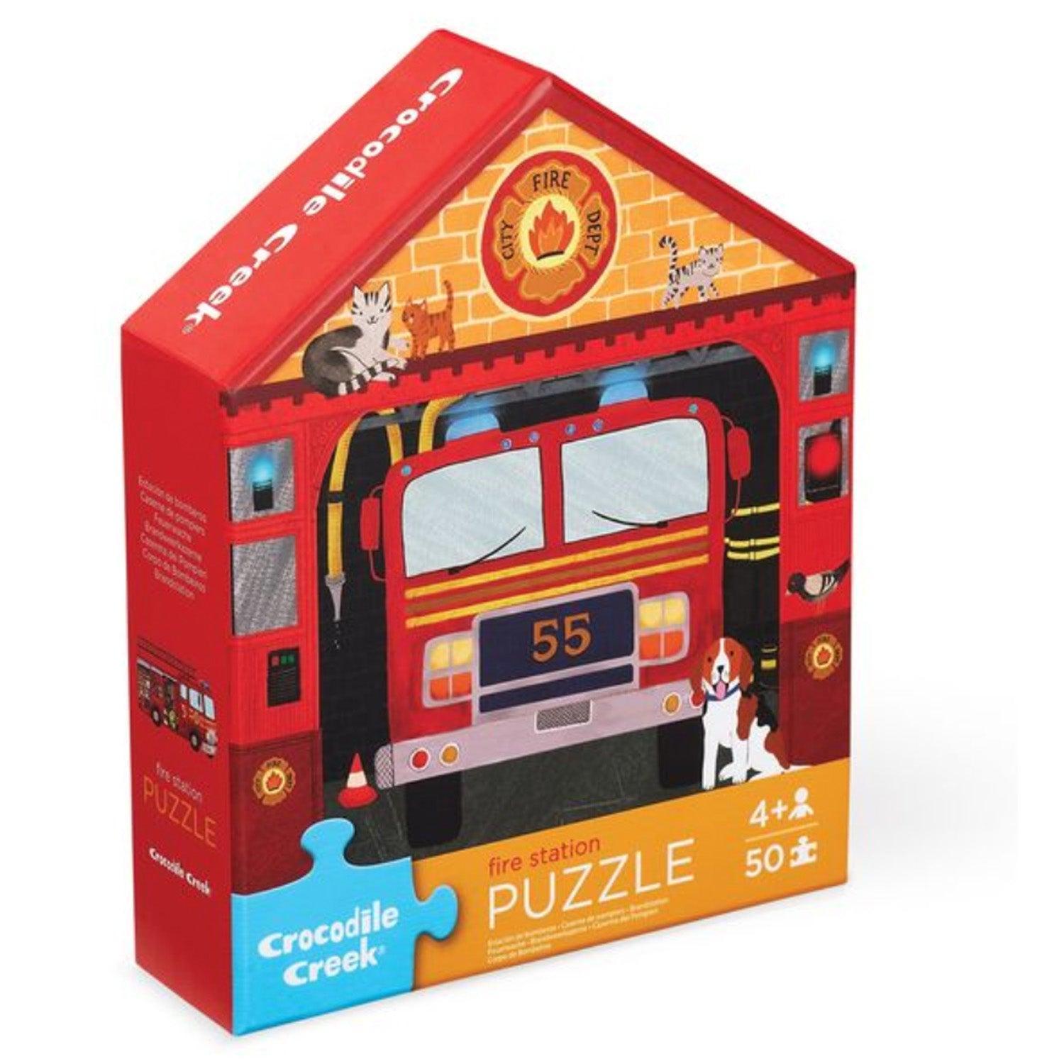 Fire Station 50-Piece Little Building Puzzle