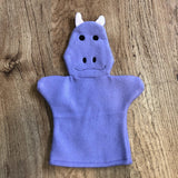 Fleece Hand Puppets - Hippo