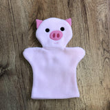 Fleece Hand Puppet - Pig