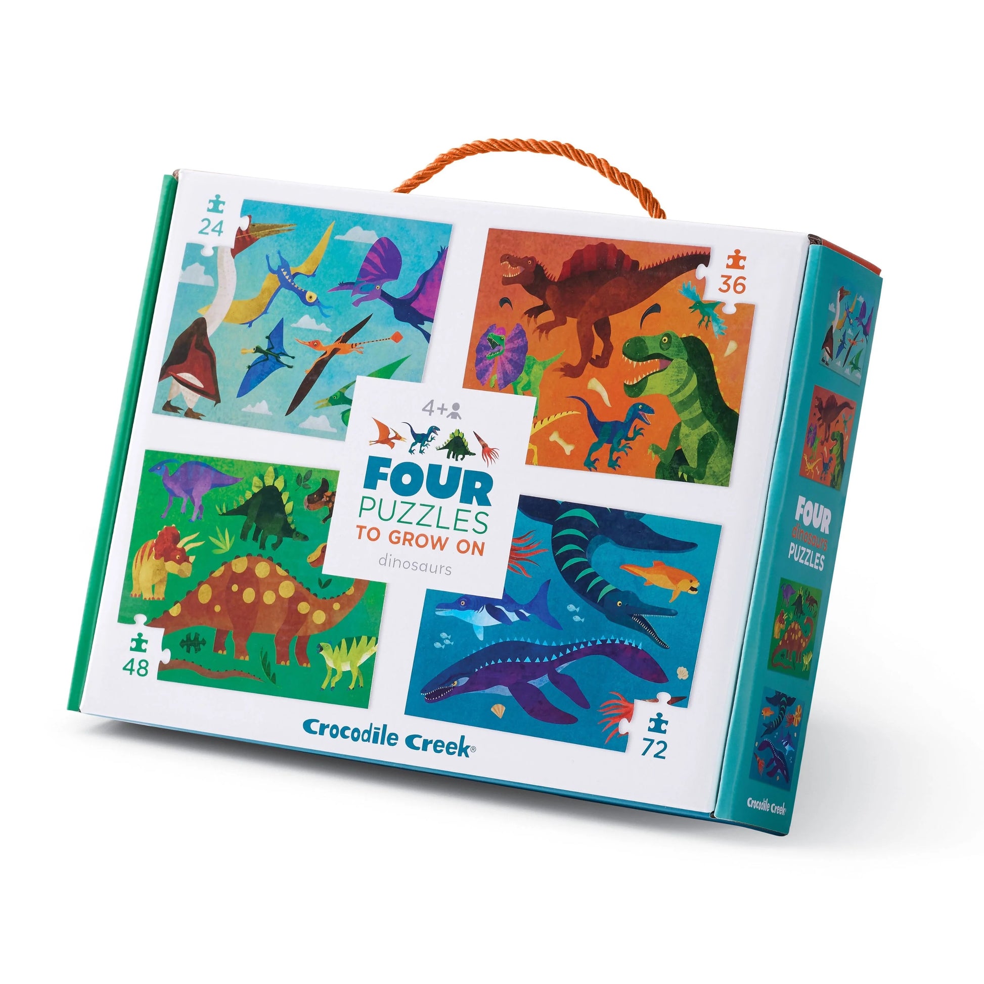 Four Puzzles to Grown On Set - Dinosaurs