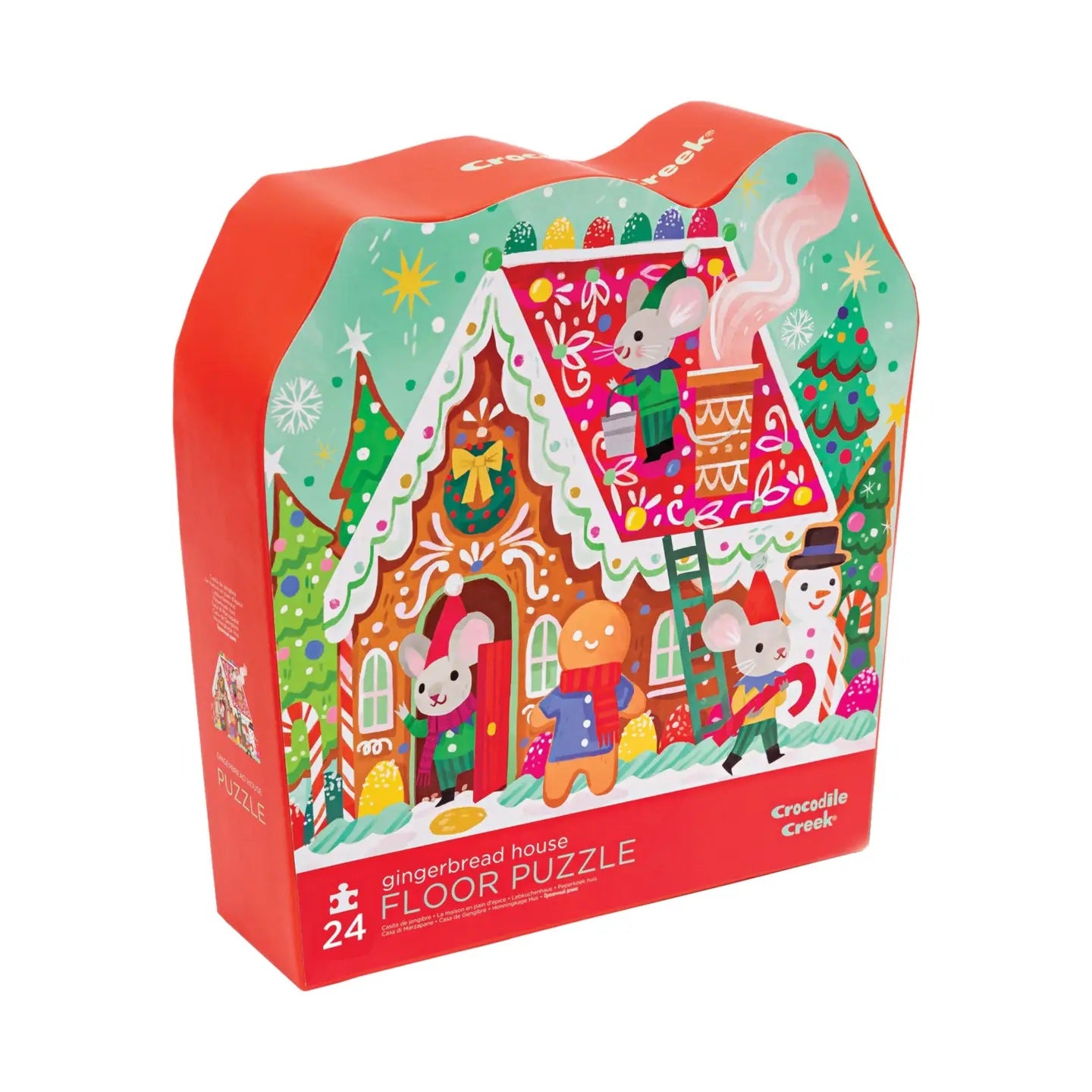 Gingerbread House 24-Piece Floor Puzzle