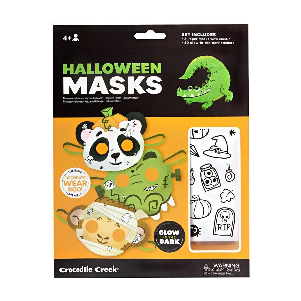 Glow in the Dark Sticker Art Halloween Masks
